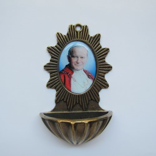 Kropielnica ścienna domowa - Św. Jan Paweł II (R)
