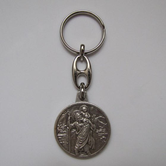Brelok metalowy (IT-zwykły) Święty Krzyszof