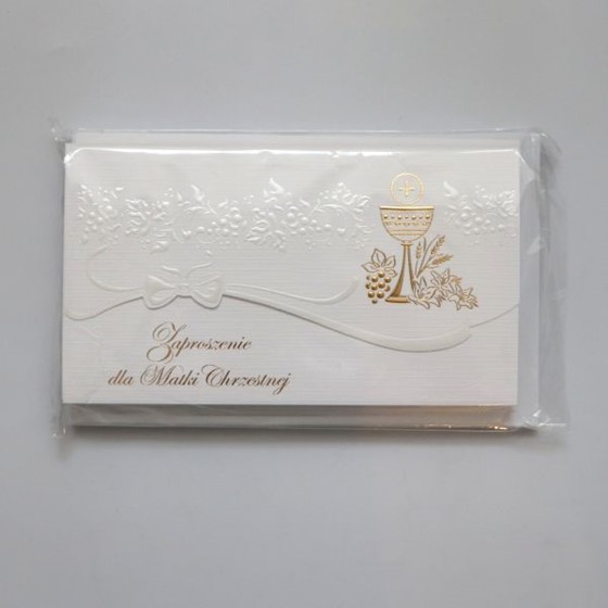 Zaproszenie na Komunię Świętą - Matka Ch.(M-4987)