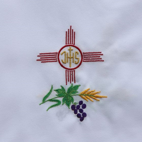 Alba kapłańska - haft kolorowy /170