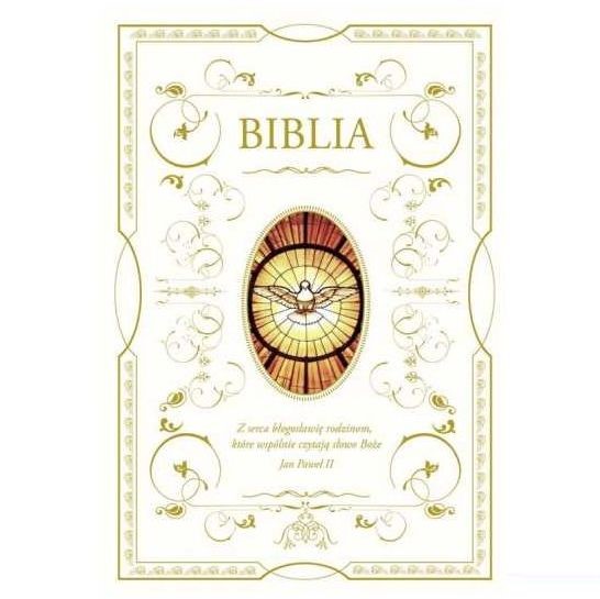 Biblia Domowa /A4 Duch Święty biały