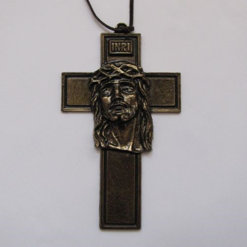 Krzyż wiszący - 10,8cm /metalowy (ZB-lektora)