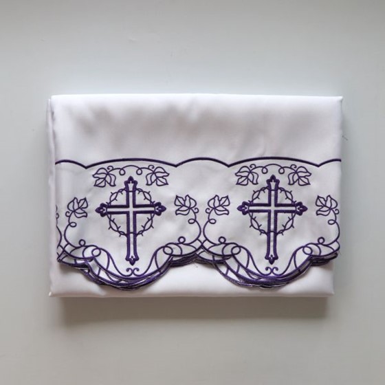 Obrus gotowy - Wielkopostny /320x135cm M-3025