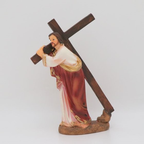 Jezus z Krzyżem - 15cm (TP-3651)