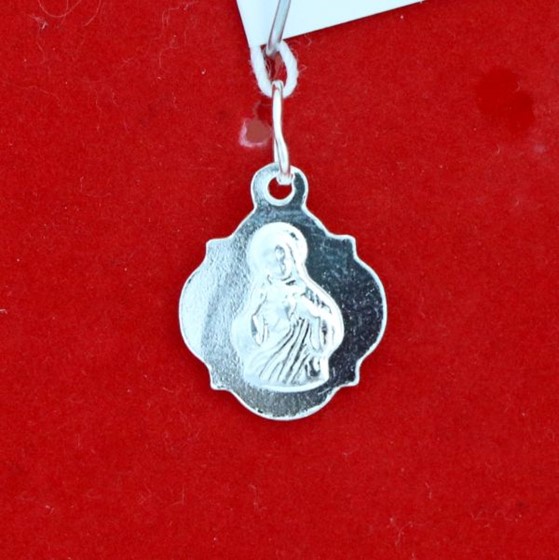 Medalik srebrny - Serce Pana Jezusa (298)