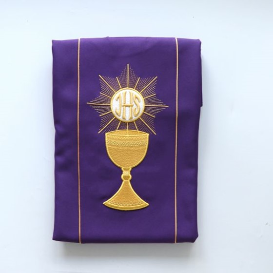 Ornat haftowany (K) Kielich wypukły