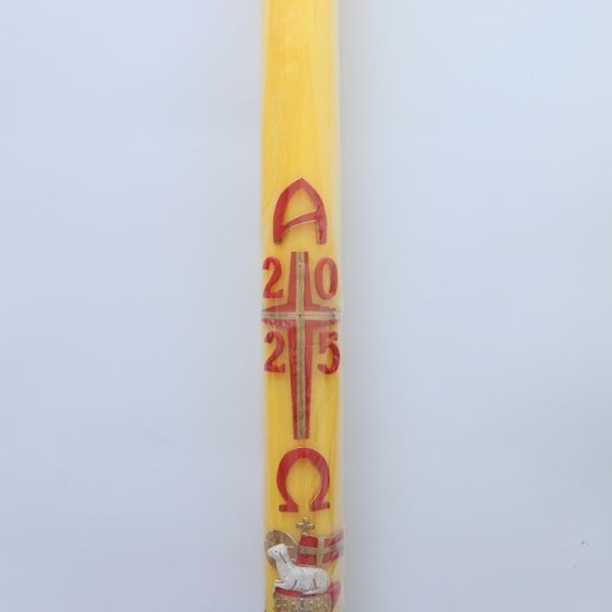 Paschał spalający - wys. 100cm, śr. 9cm /WB 3