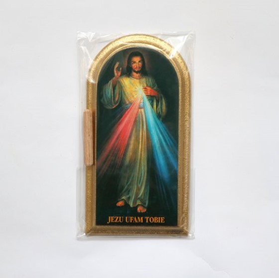 Jezus Miłosierny (ST-01) 6x11cm /złocenie