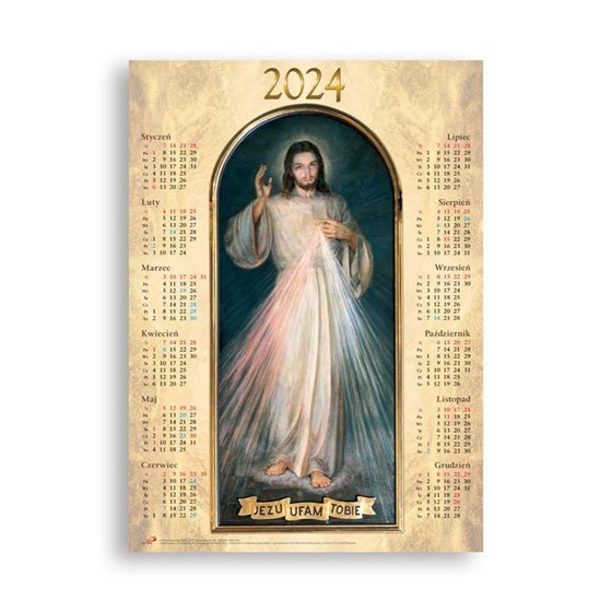 Kalendarz Jezus Miłosierny (EP-plakat średni)
