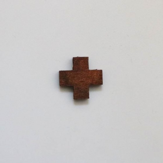 Krzyżyk - Plusik brązowy (20x20)