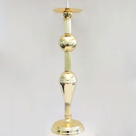 Lichtarz mosiężny pojedynczy - 55cm /ARK