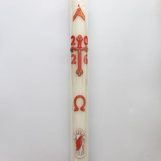 Paschał olejowy - wys. 100cm, śr.9cm /WB