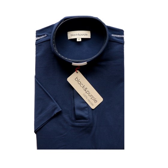 Koszulka POLO wiskoza /granat (2)