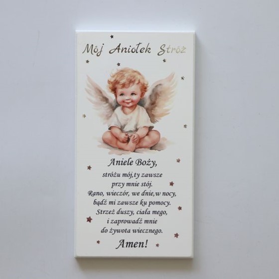 Anioł Stróż /10x19cm (KW-S 207)