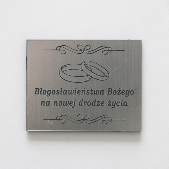Plakietka ślubna /ogólna