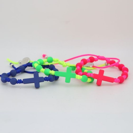 Bransoletka na sznurku (KR) koraliki