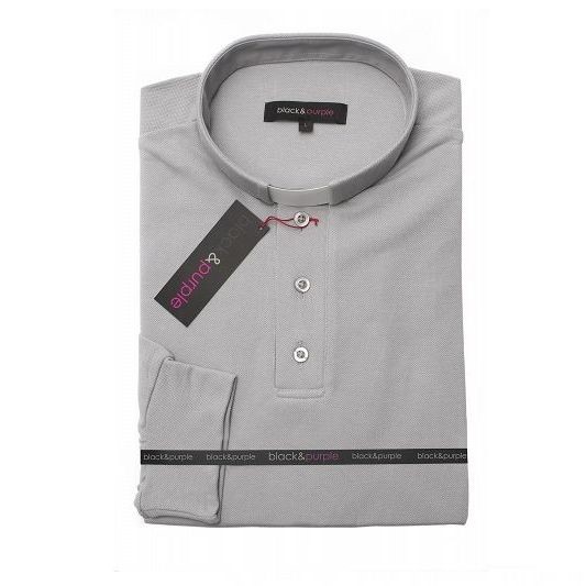Koszulka Polo Standard /szara - długi rękaw