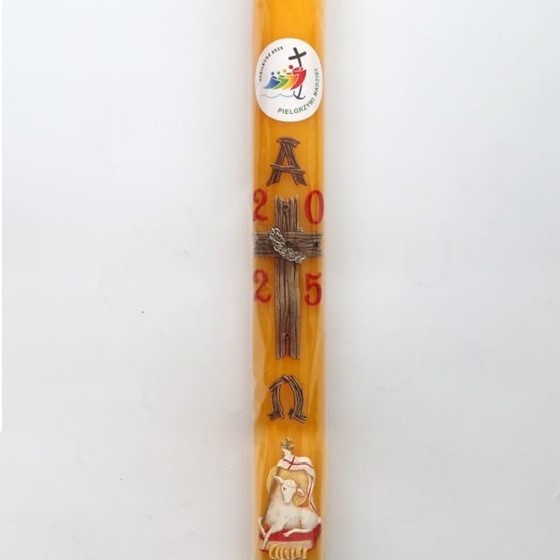 Paschał spalający - wys. 110cm, śr. 9cm /K2 ż