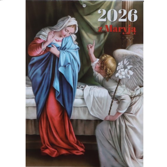 Kalendarz ścienny: 2026 z Matką Bożą (SAND)