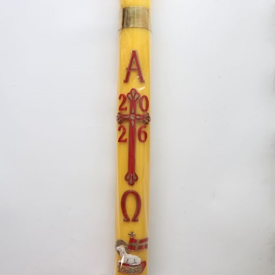 Paschał spalający/głowica - wys. 100cm, śr. 10cm