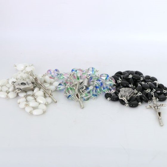 Różaniec z Wodą Świętą (BRX-pestka)