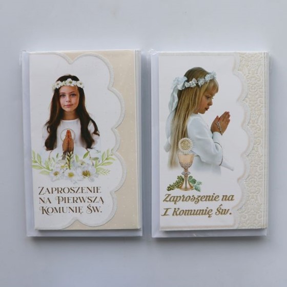 Zaproszenie na Komunię Świętą (A-9816) R