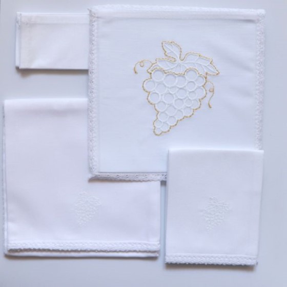 Bielizna koronkowa (KB-winogron ugrowy biały)