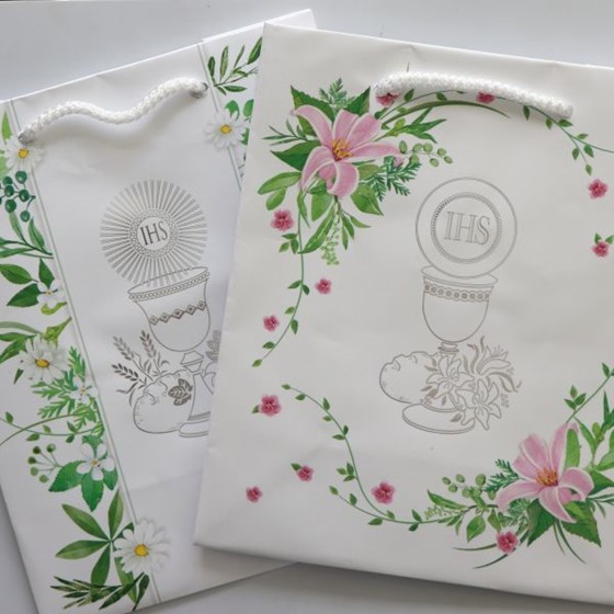 Torba /23x19cm  (MER4-komunia R) kwiaty