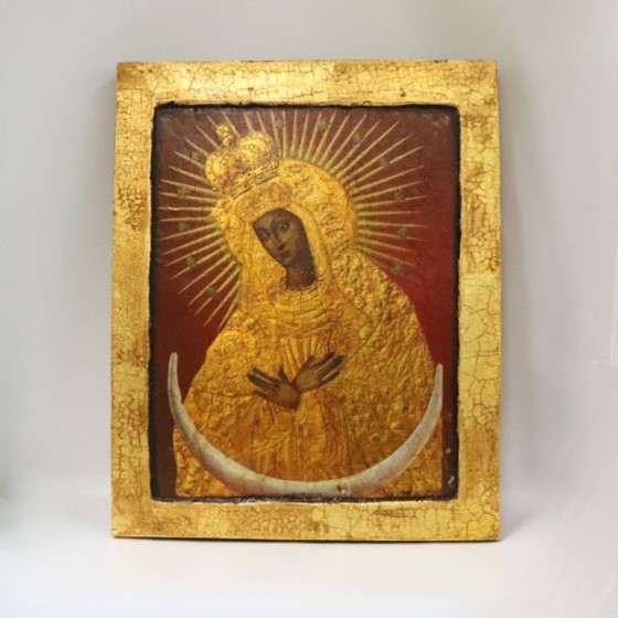 Ikona Matki Bożej Ostrobramskiej w szacie (K-MR)