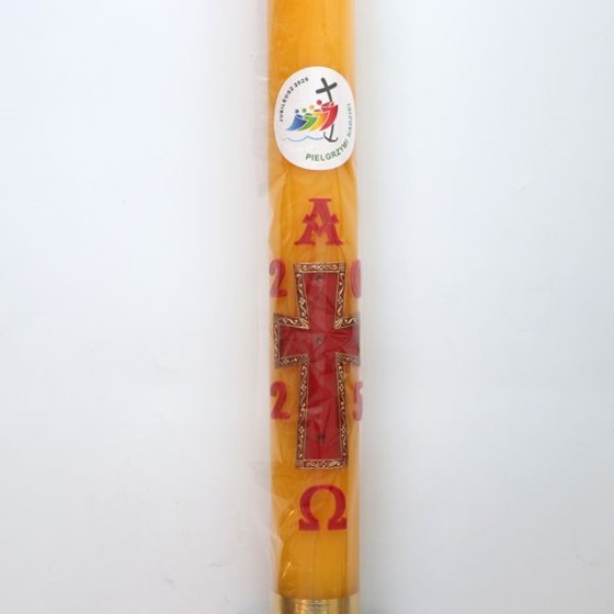 Paschał spalający - wys. 85cm, śr. 8cm /K1 ż