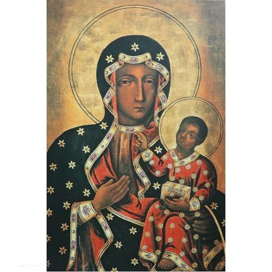 Obraz na płótnie - Matka Boża Częst. (40x60cm)