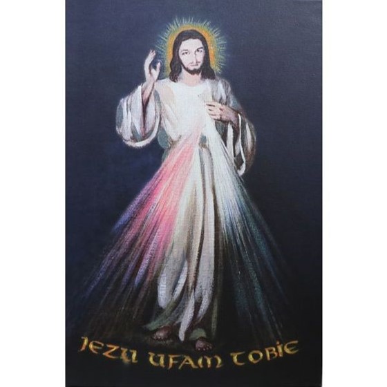 Obraz na płótnie - Jezus Miłosierny (40x60cm)