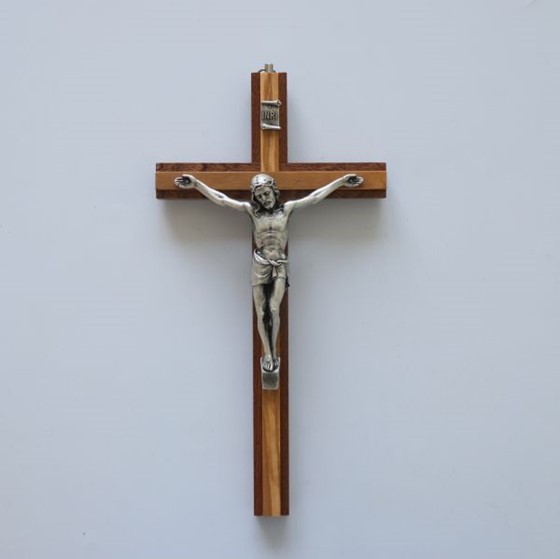Krzyż wiszący - 25cm /drewniany (TI-4287)