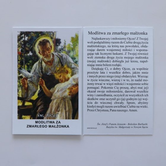 Modlitwa za zmarłego małżonka (K)