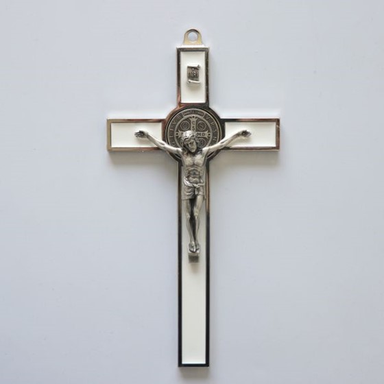Krzyż wiszący - 20cm /metalowy (TI-4253) S