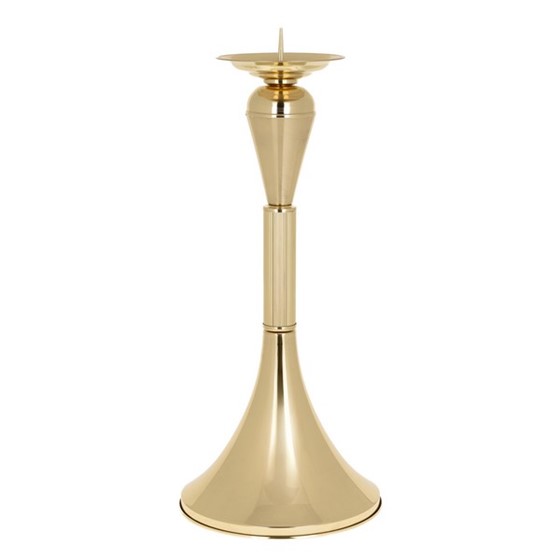 Lichtarz mosiężny pojedynczy - 56cm /L111