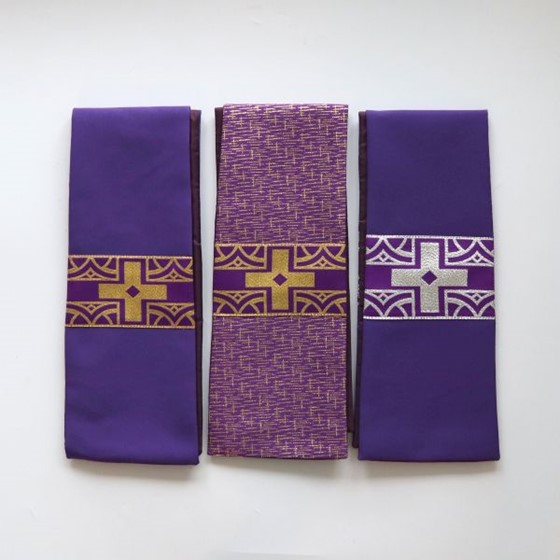 Stuła zwykła (K) fioletowa