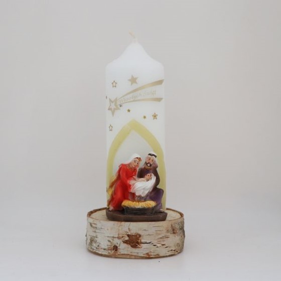 Świeca ze światłowodem /Św. Rodzina