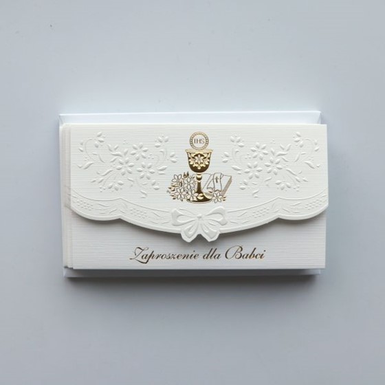 Zaproszenie na Komunię Świętą - Babcia (M-4987)