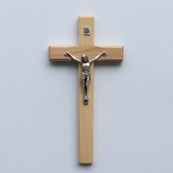 Krzyż wiszący - 20,5cm /drewniany (R-O-jasny)