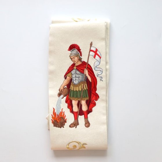 Stuła haftowana (H-008/05) Św. Florian