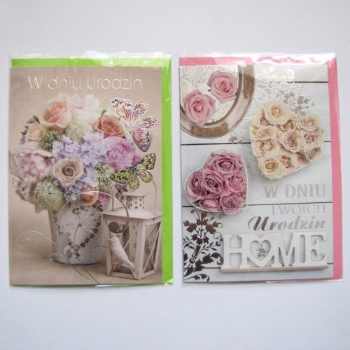Urodziny (PM-B6z) kwiatowe