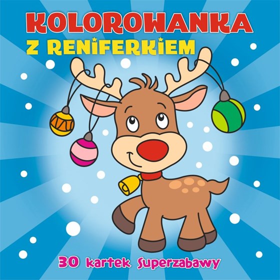 Kolorowanka z reniferem