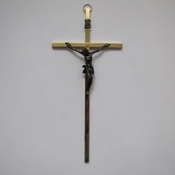 Krzyż wiszący - 17,5cm /złoty (ARK-Z)
