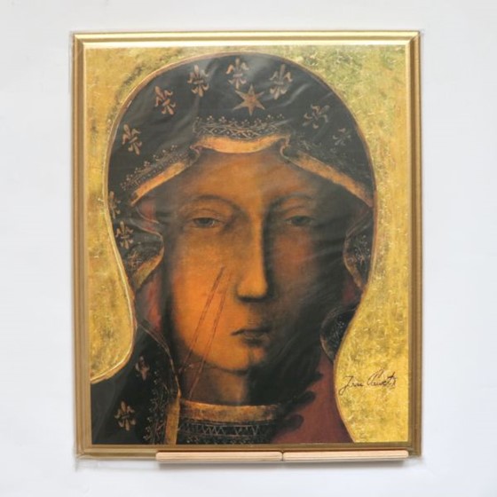 Matka Boża Częstochowska (ST-20x25cm) /złocenie