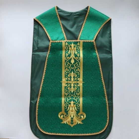 Ornat rzymski (S-10 IHS) zielony