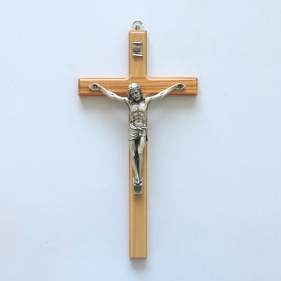 Krzyż wiszący - 25cm /drewniany (TI-4137)