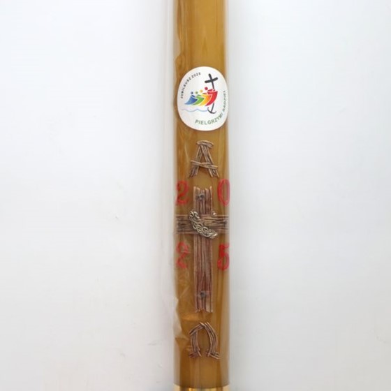 Paschał spalający - wys. 85cm, śr. 8cm /K2 wp
