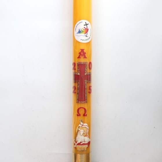 Paschał spalający - wys. 110cm, śr. 9cm /K1 ż