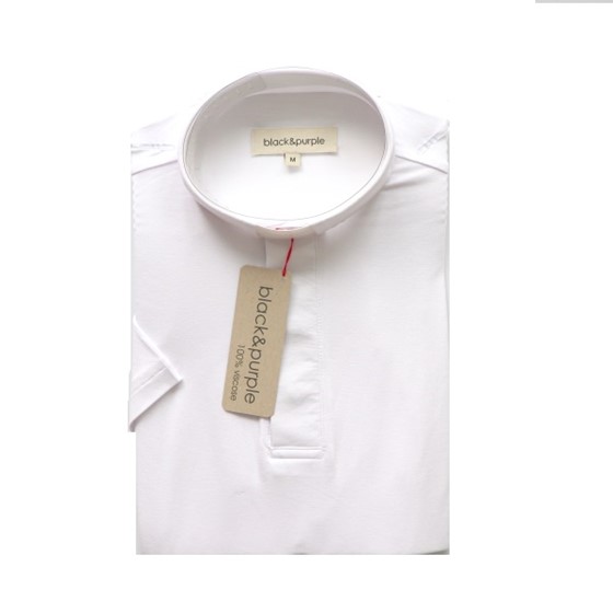 Koszulka POLO wiskoza /biała (1)